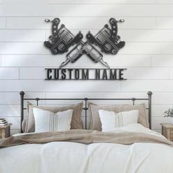 personalized tattoo artist sign ink studio sign tattoo room decor man cave decor tattoo gifts 1