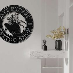 personalized tattoo shop sign tattoo studio sign tattoo business sign tattoo artist gifts 2