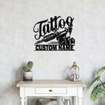 personalized tattoo sign tattoo artist metal name sign ink studio decor tattoo shop decor tattoo artist gifts 0