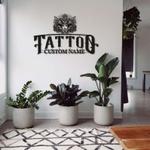 personalized tattoo sign tattoo studio decor tattoo room sign tattoo lover gifts custom metal signs 0