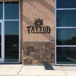 personalized tattoo sign tattoo studio decor tattoo room sign tattoo lover gifts custom metal signs 3