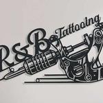 personalized tattoo sign tattoo studio metal sign tattooing outdoor home decor patio sign 0
