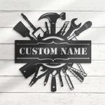 personalized tools repair sign builder shop sign garage custom metal signs birthday gifts 0