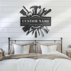 personalized tools repair sign builder shop sign garage custom metal signs birthday gifts 1