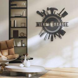 personalized tools repair sign builder workshop name sign constructor custom metal signs repairman gift home decor 1