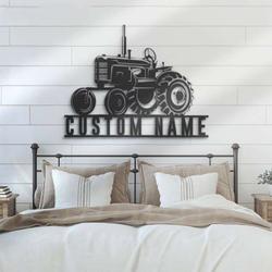 personalized tractor driver sign farm sign trucker gift truck custom metal signs birthday gifts 1