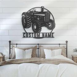 personalized tractor driver sign farm tractor custom metal signs farmhouse decor trucker gifts 1