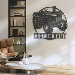 personalized tractor driver sign farm tractor custom metal signs farmhouse decor trucker gifts 3