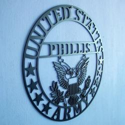 personalized united states army metal sign gift for army military metal art home decor 2