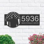personalized us soldier american flag veteran address sign house number plaque custom metal sign 0