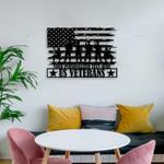 personalized us veterans flag sign soldier military army independence day veteran day patriotic decor custom metal sign 0