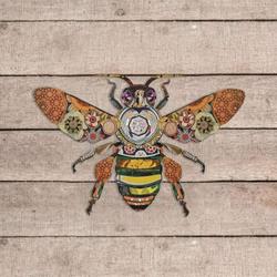 personalized vintage honey bee garden decorative custom metal sign 1