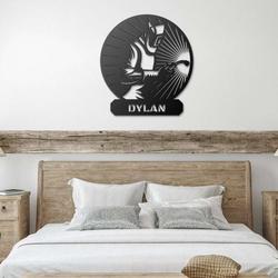 personalized welder blacksmith welding home decor custom metal sign 2