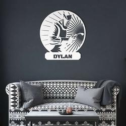 personalized welder blacksmith welding home decor custom metal sign 3