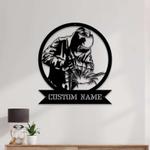 personalized welder construction welding custom metal sign 0