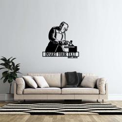 personalized welder ironworker last name custom metal sign 4