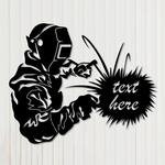 personalized welder welding wall art for home custom metal sign 0