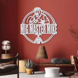 personalized welder working mechanic sign decoration for room custom metal sign 2