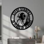 personalized welder year of service retirement gift custom metal sign 0