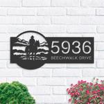 personalized western cowboy wild west horse ranch address sign house number plaque custom metal sign 0