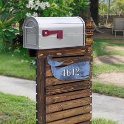 personalized whale house number sign custom address sign home outdoor decor 1