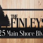 personalized wild address metal sign custom house number signs outdoor decor 0