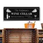 personalized wine cellar metal sign dont keep it bottled up uncork and unwind custom bar sign with name housewarming gift for wine lover 0