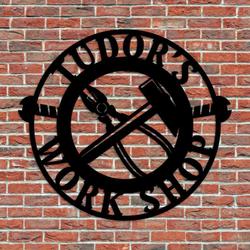 personalized workshop sign garage sign gifts for dad man cave decor housewarming gifts 3