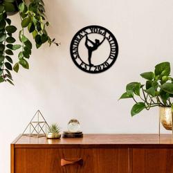 personalized yoga lover yoga studio home decor custom metal sign 2