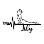personalized yoga studio heartbeat business sign yoga studio home decor custom metal sign 0
