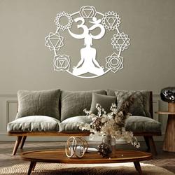 personalized yoga symbol chakra spiritual namaste om breathe symbol yoga studio home decor custom metal sign 3