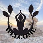 personalized yoga welcome sign studio home decor custom metal sign 0