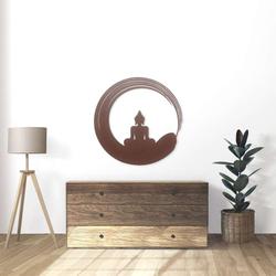 personalized zen circle buddha meditation yoga studio home spiritual decor custom metal sign 2