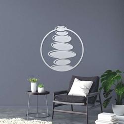 personalized zen stones yoga studio home spiritual decor custom metal sign 1