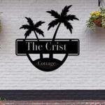 pesonalized beach house sign custom family name sign home outdoor indoor decor housewarming gift 0