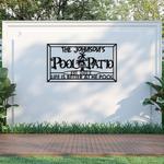 pool signs pool patio palm tree new pool gift custom metal signs 0