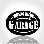 pops garage metal sign personalized metal name signs man cave decor fathers day gift 0