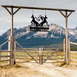 roaring horse mountain horse ranch farm welcome farm animals custom metal signs gift for farmer 1
