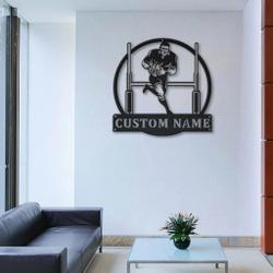 rugby union metal sign personalized metal name signs home decor sport lovers gifts 3