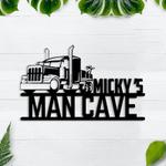 semi truck driver man cave business custom metal signs 0