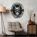 skull tattoo personalized metal signs custom name tattoo studio sign decor 0