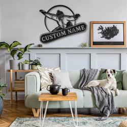 snowboarding metal sign personalized metal name signs home decor sport lovers gifts 3