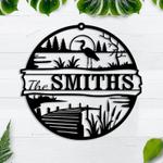stork lake life lake house decor lake house owner gift custom metal signs 0