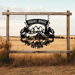 swirl farm welcome tractor barn deer mountain horse sheep custom metal signs gift for farmer 1
