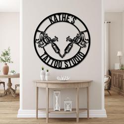 tattoo artist ink studio business custom metal signs 1