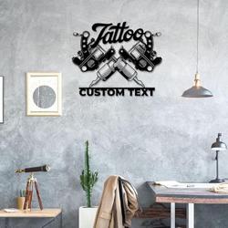 tattoo artist tattoo studio business custom metal signs 2