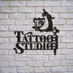 tattoo metal wall art custom laser cut metal signs decor tattoo studio 0