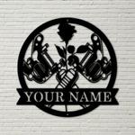 tattoo sign custom tattoo artist gift tattoo shop decor personalized metal signs 0