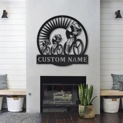 track cycling metal sign personalized metal name signs home decor sport lovers gifts 2