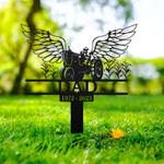tractor farmer grave marker metal garden stakes farmer dad memorial gifts sympathy gifts for loss of loved one 0